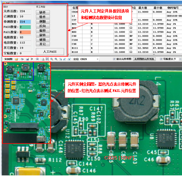 SMT元件掃描實例圖